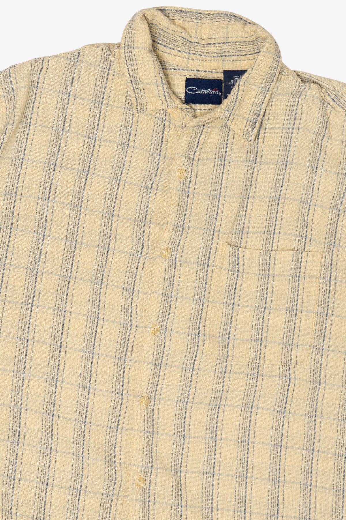 Vintage Yellow Catalina Button Up Shirt (1990s)