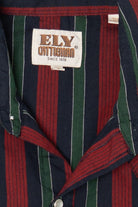 Vintage Striped Ely Cattleman Button Up Shirt (1990s)