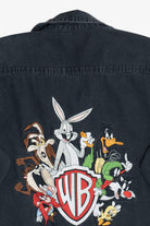 WB Looney Tunes Embroidered Logo Warner Bros. Studio Store Vintage Button Up (1990s)