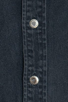 WB Looney Tunes Embroidered Logo Warner Bros. Studio Store Vintage Button Up (1990s)