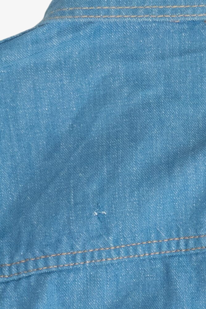 Vintage Ladder Side Seam Detail Snap Button Up Shirt (1980s)