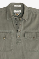 Vintage Orvis Malpai Double Pocket Quarter Snap Button Top (2000s)