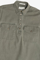 Vintage Orvis Malpai Double Pocket Quarter Snap Button Top (2000s)