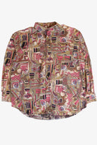 Vintage US Golf Abstract Button Up Shirt (1990s)