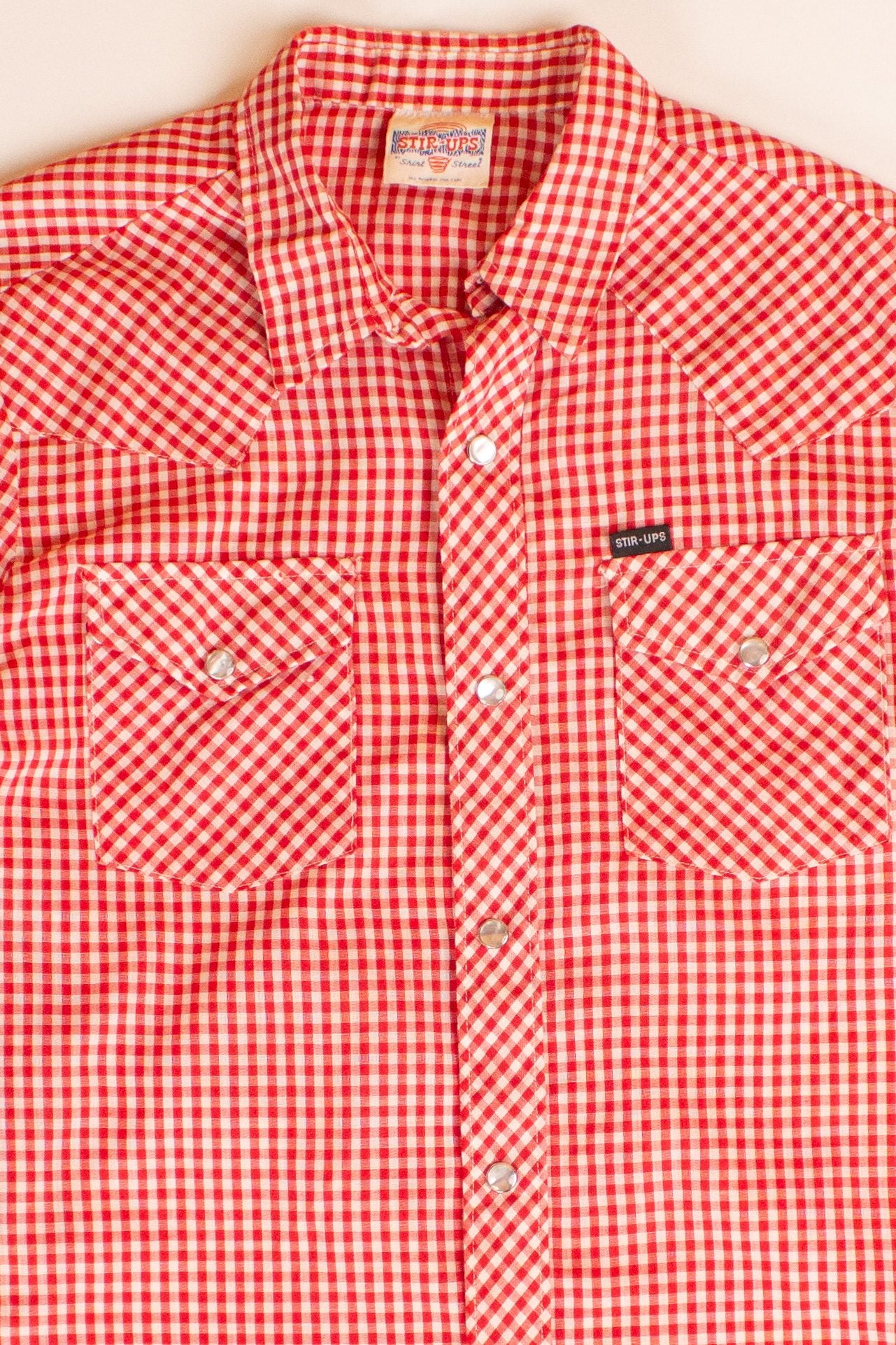 Vintage Stir-Ups Pearl Snap Button Up Shirt (1960s)