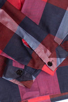 Vintage Plaid Button Up Blouse (1960s)