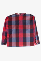 Vintage Plaid Button Up Blouse (1960s)