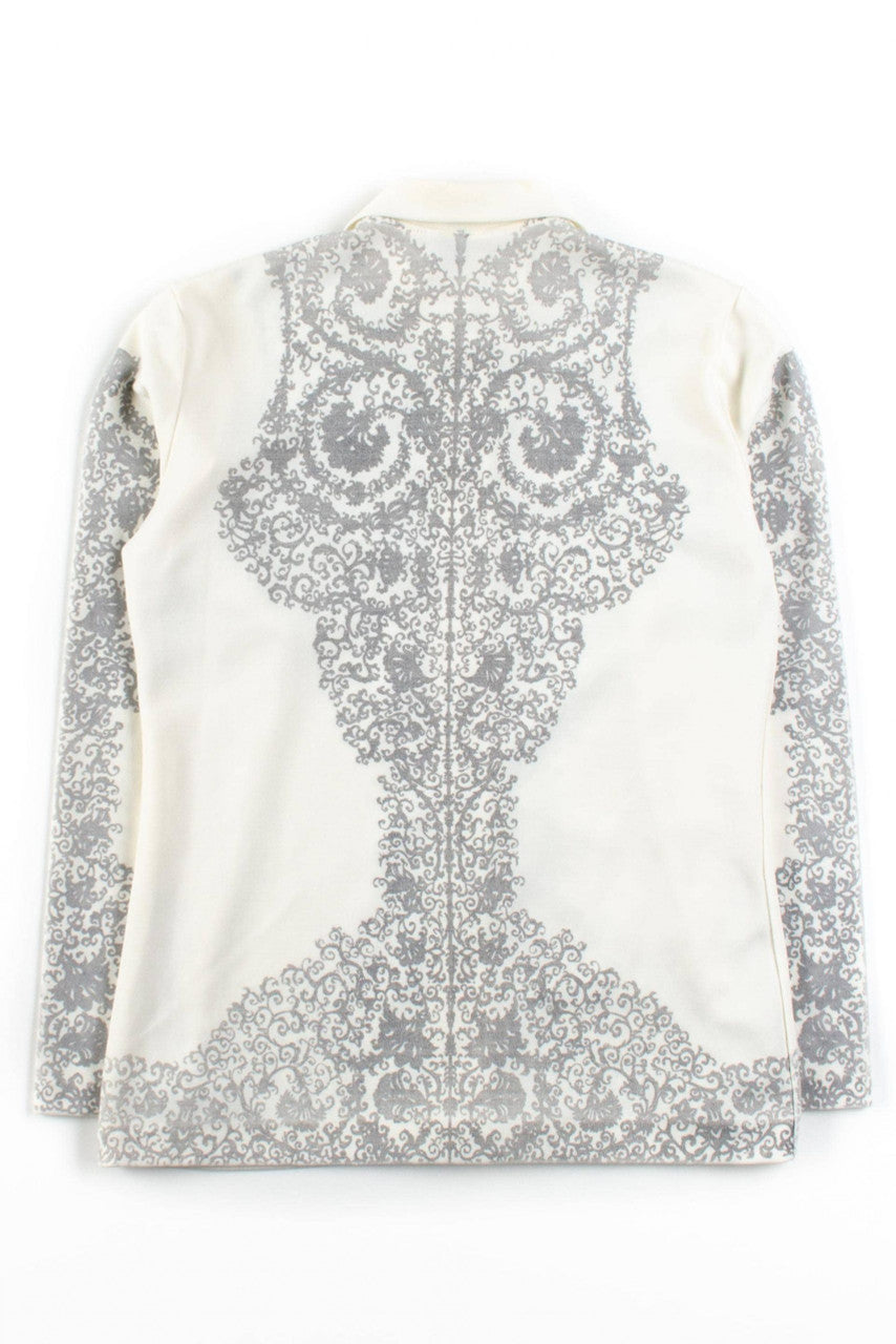 Vintage Fractal Floral Button Up Shirt