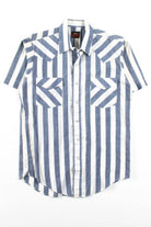 Vintage Striped Western Fashions Button Up Shirt