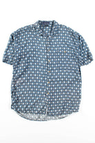 Checkerboard Diamonds Button Up Shirt