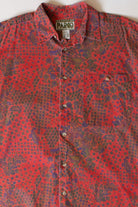 Vintage Red Paisley Button Up Shirt (1980s)