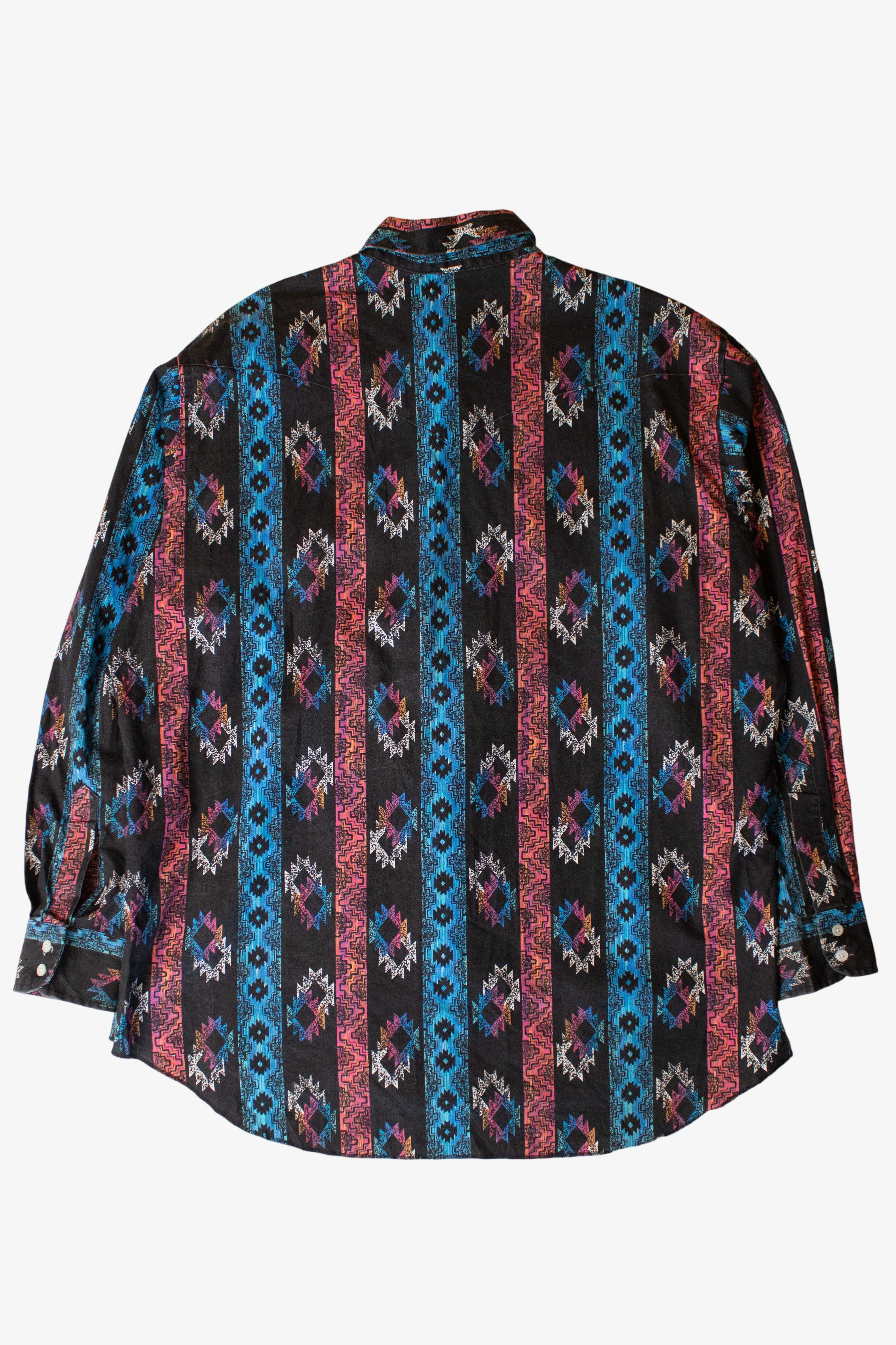 Vintage Wrangler Cowboy Cut Button Up Shirt (1990s)