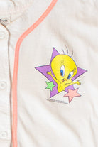 Vintage Tweety Bird Baseball Button Up Shirt (1990s)