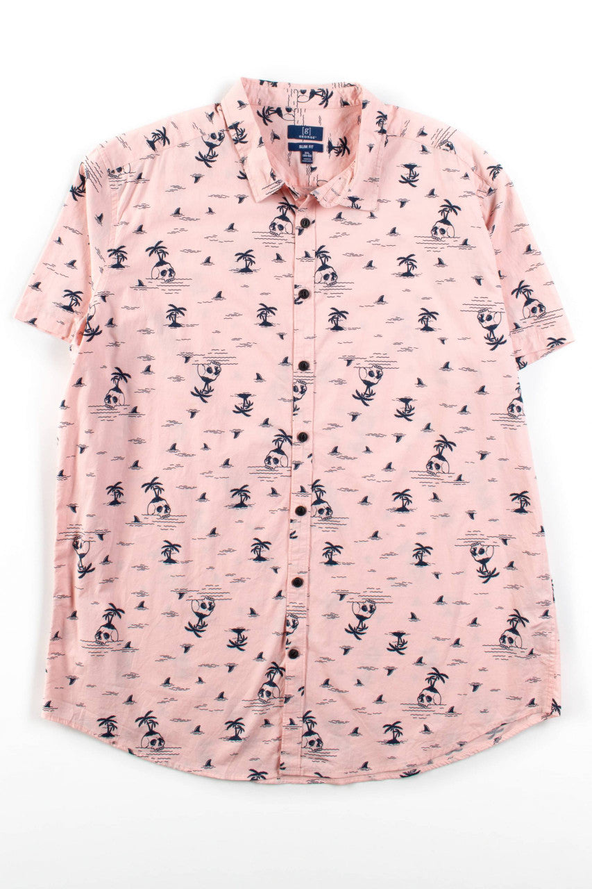 Skull Island Button Up Shirt