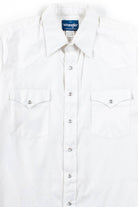 Vintage White Wrangler Button Up Shirt