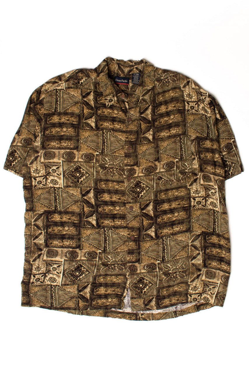 Vintage Jungle Button Up Shirt