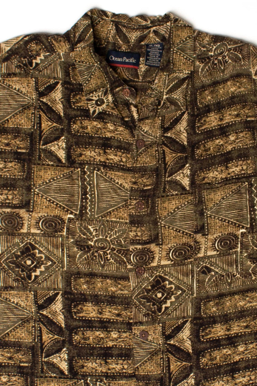 Vintage Jungle Button Up Shirt