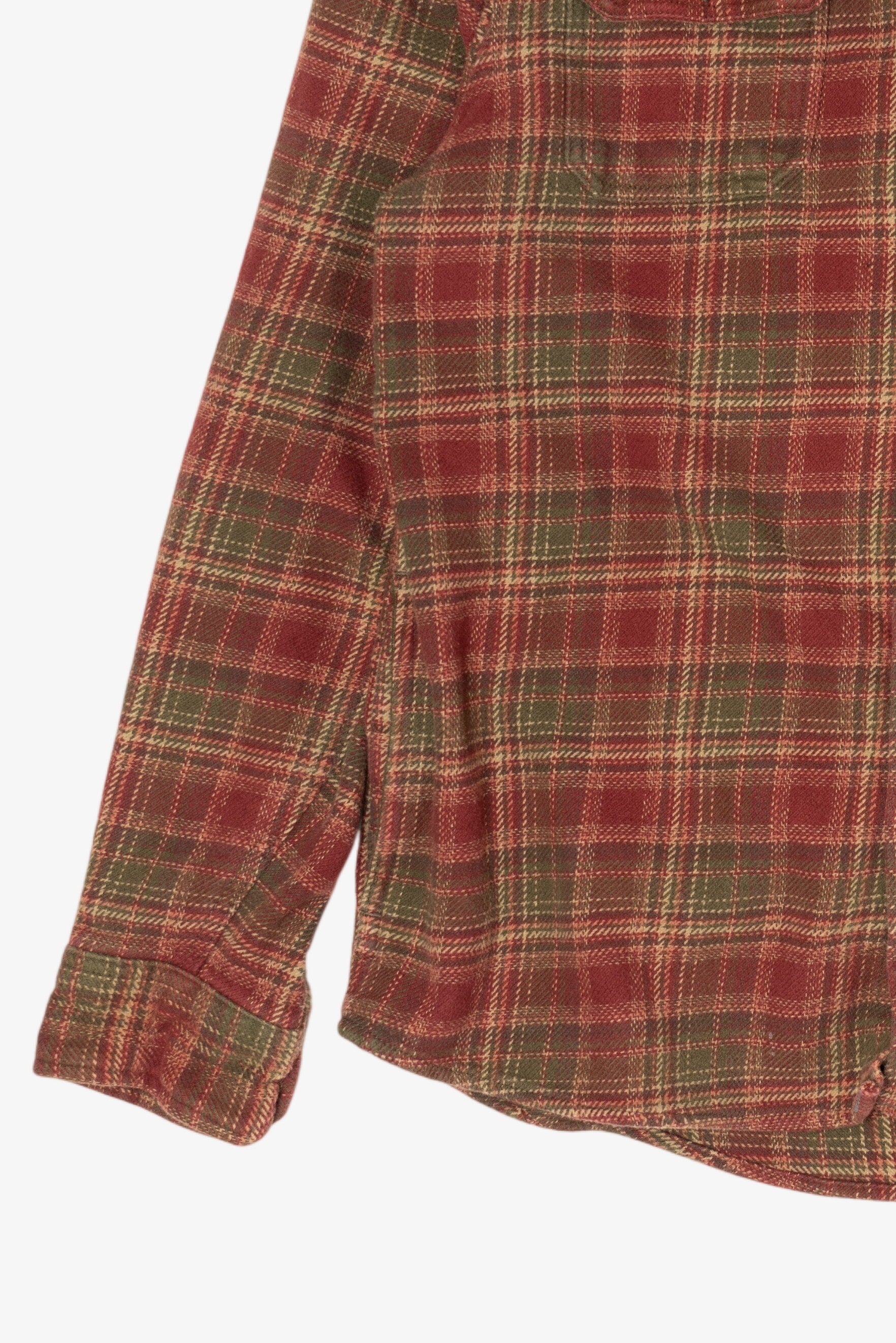 Red Orvis Flannel Shirt