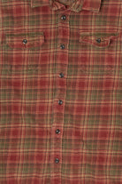 Red Orvis Flannel Shirt