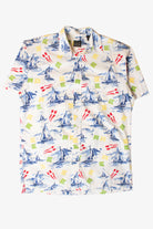 Vintage Sailboat Flags Button Up Shirt (2000s)