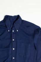 Vintage Navy Blue Button Up Shirt