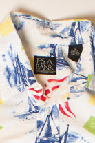 Vintage Sailboat Flags Button Up Shirt (2000s)