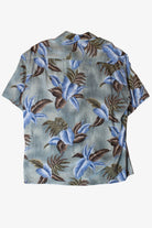 Vintage Blue Leaves Button Up Shirt (2000s)