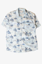 White Tigers Stretch Button Up Shirt (2000s)