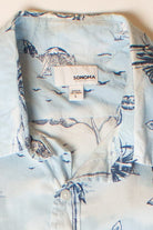 White Tigers Stretch Button Up Shirt (2000s)