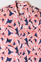 Red Leaves Button Up Shirt (2000s)