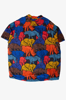 Vintage African Animals Button Up Shirt (1990s)