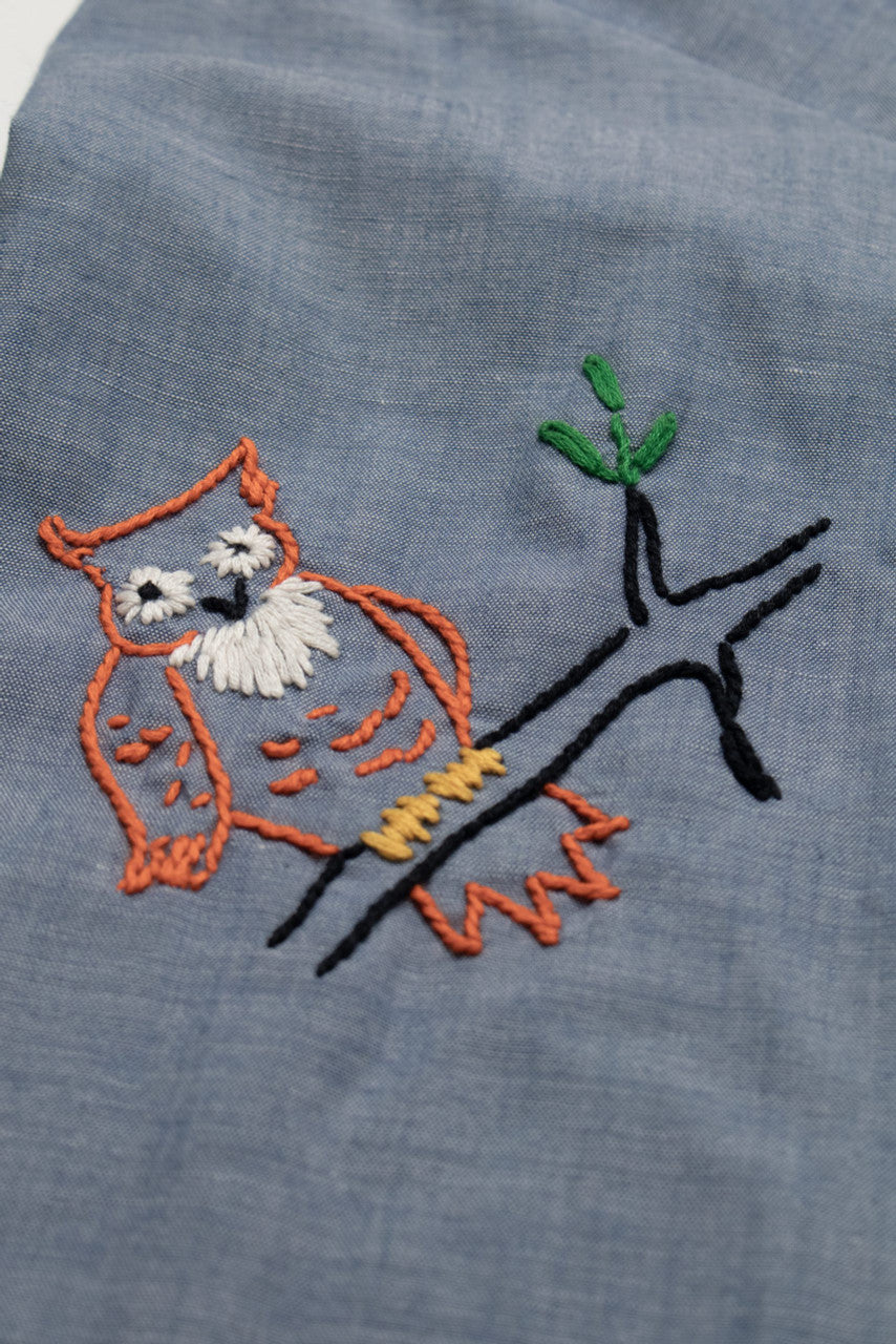 Vintage Nature Art Button Up Shirt