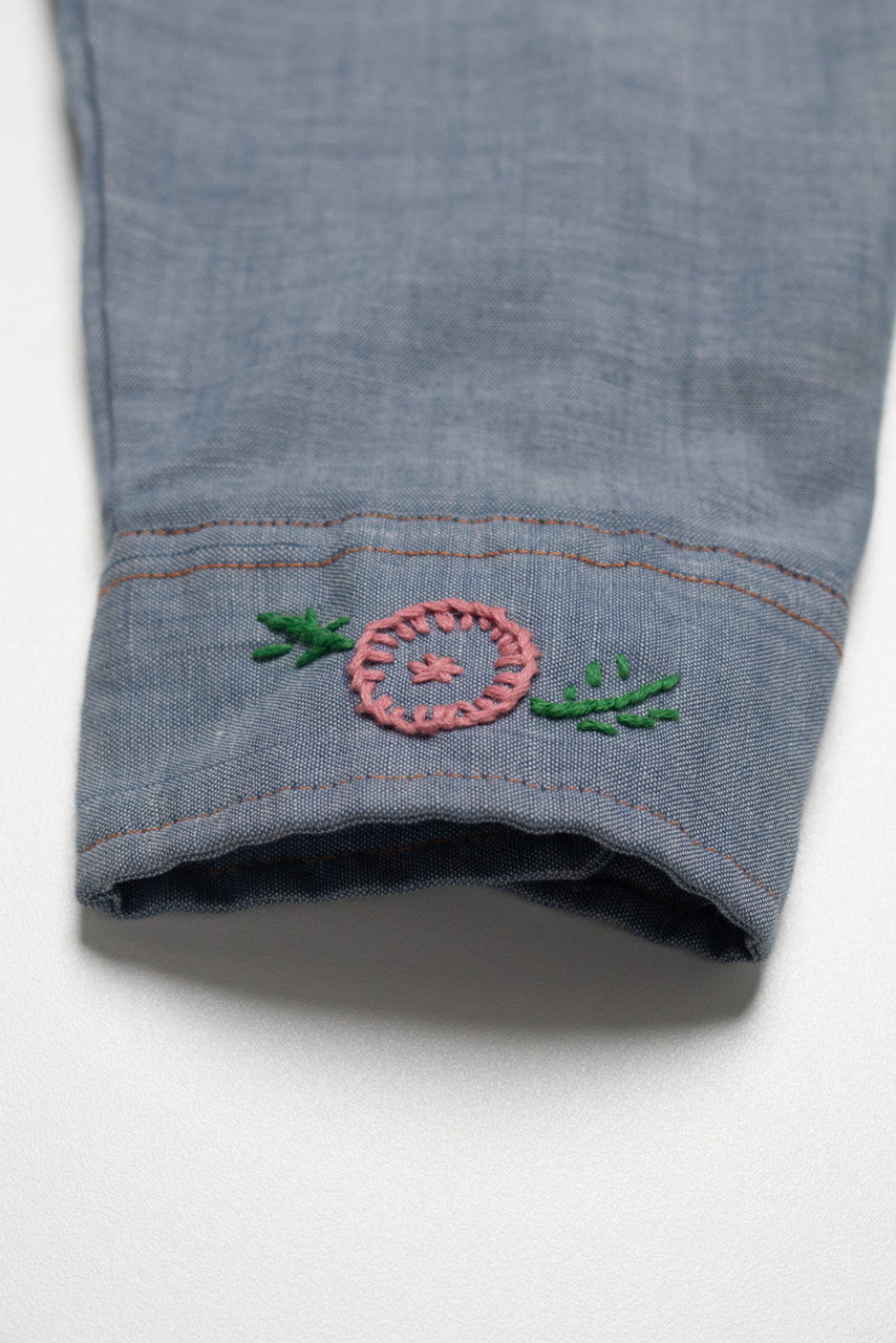Vintage Nature Art Button Up Shirt