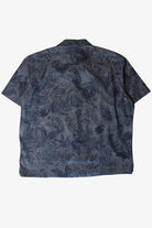 Blue Monochrome Palms Button Up Shirt (2000s)