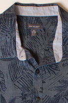 Blue Monochrome Palms Button Up Shirt (2000s)