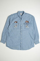 Vintage Bugs Bunny and Taz Button Up Shirt