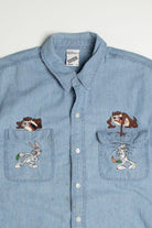 Vintage Bugs Bunny and Taz Button Up Shirt
