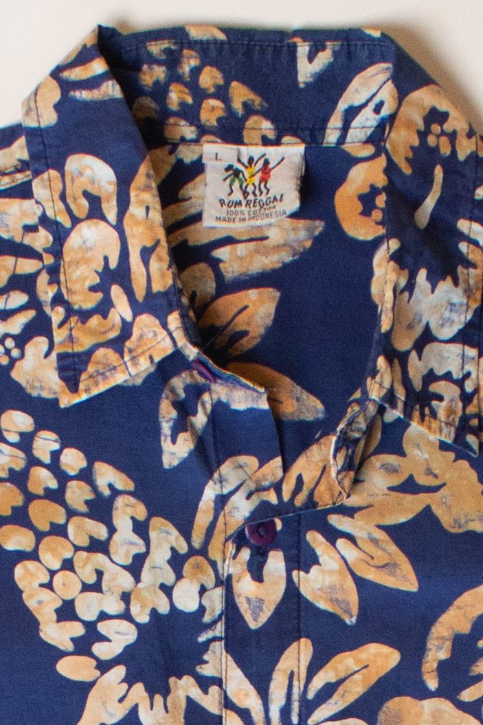 Vintage Rum Reggae Button Up Shirt (1990s)