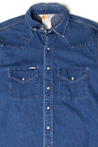Vintage Carhartt Denim Button Up Shirt