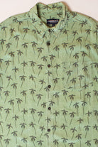 Green Palm Trees Button Up Shirt (2000s)