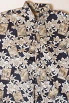 Vintage Tropical Pictures Button Up Shirt (1990s)