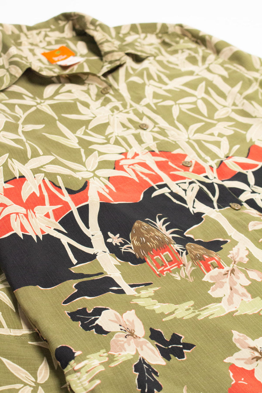 Island Bamboo Village Button Up Shirt