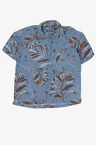 Blue Cubavera Button Up Shirt (2010s)