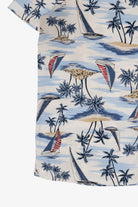 Blue George Button Up Hawaiian Shirt (2010s)