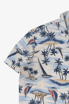 Blue George Button Up Hawaiian Shirt (2010s)