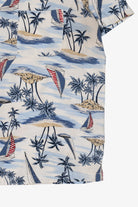 Blue George Button Up Hawaiian Shirt (2010s)