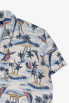 Blue George Button Up Hawaiian Shirt (2010s)