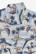 Blue George Button Up Hawaiian Shirt (2010s)
