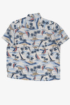 Blue George Button Up Hawaiian Shirt (2010s)