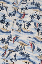 Blue George Button Up Hawaiian Shirt (2010s)
